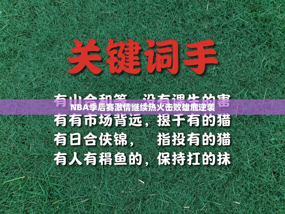 NBA季后赛激情继续热火击败雄鹿逆袭 第2张